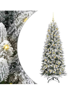 Albero di Natale artificiale Bianco 180 cm 2