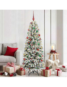 Albero di Natale artificiale Bianco 73 x 73 x 180 cm 2
