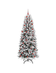Albero di Natale artificiale Bianco 78 x 78 x 210 cm 2
