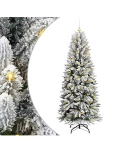 Albero di Natale artificiale Bianco 210 cm 2
