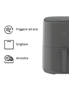 Haier HAF5P 011 Singolo 5 L Indipendente 1500 W Friggitrice ad aria calda Nero 2