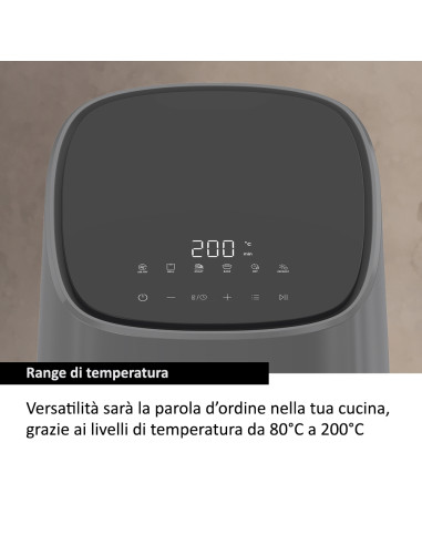 Haier HAF5P 011 Singolo 5 L Indipendente 1500 W Friggitrice ad aria calda Nero