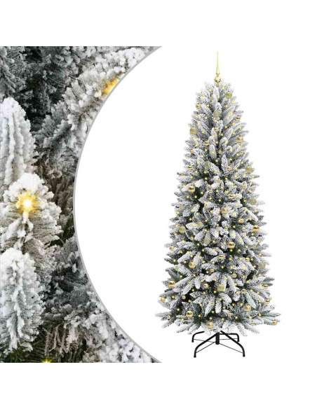 Albero di Natale artificiale Bianco 93 x 93 x 240 cm