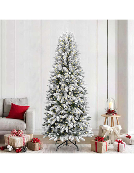 Albero di Natale artificiale Bianco 93 x 93 x 240 cm