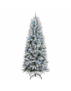 Albero di Natale artificiale Bianco 93 x 93 x 240 cm 2