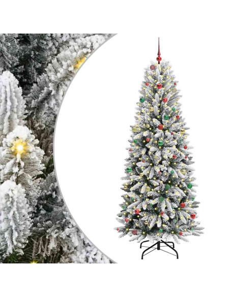 Albero di Natale artificiale Bianco 93 x 93 x 240 cm