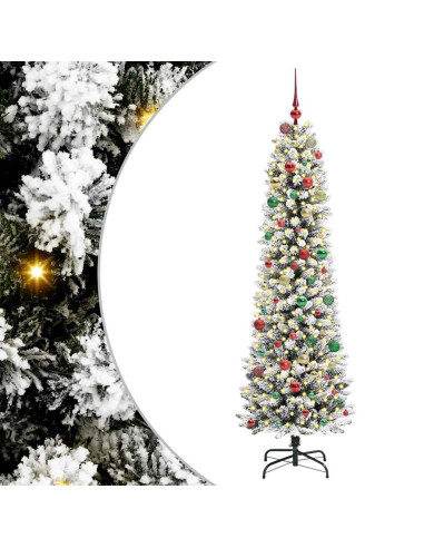 AlberodiNataleartificiale Bianco 210cm PVC