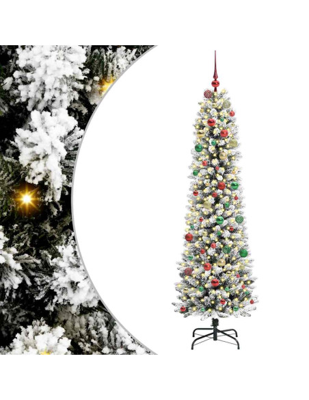 AlberodiNataleartificiale Bianco 210cm PVC
