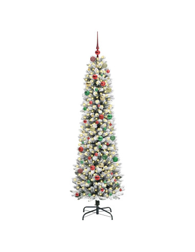 AlberodiNataleartificiale Bianco 210cm PVC