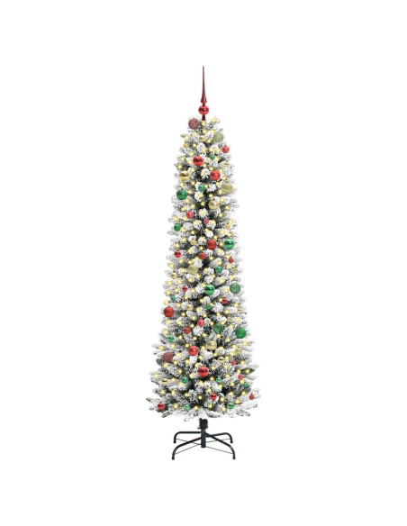 AlberodiNataleartificiale Bianco 210cm PVC