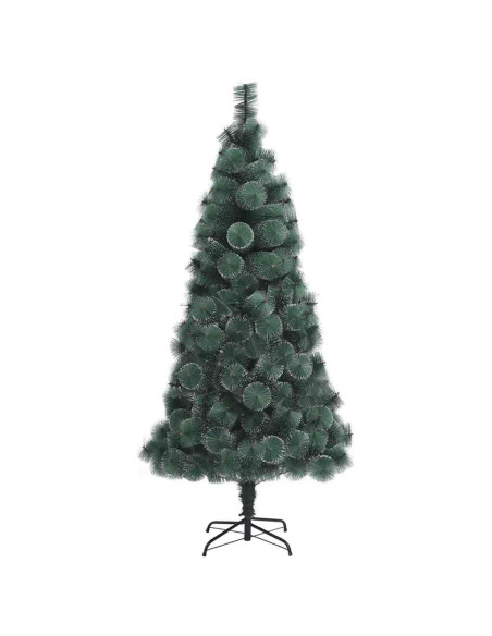 Albero di Natale Artificiale Pre-illuminato con Set di Palline
