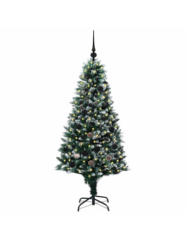Albero di Natale artificiale con 150 LED Verde 150 cm