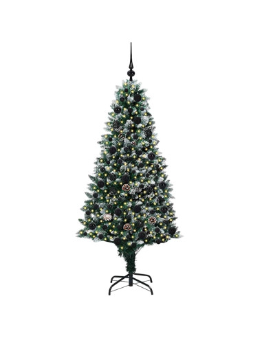 Albero di Natale artificiale con 300 LED Verde 180 cm