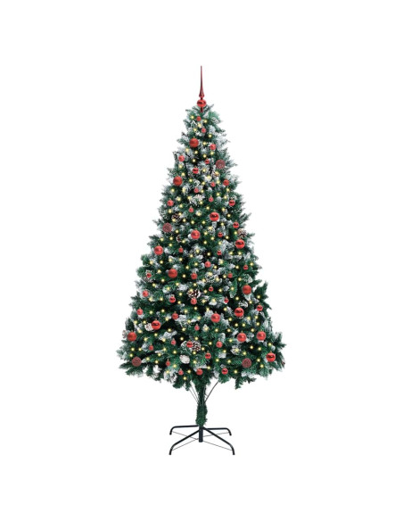 Albero di Natale artificiale con 300 LED Verde 210 cm