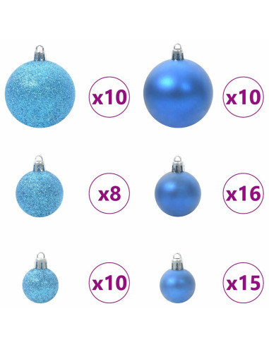 Albero di Natale artificiale con 300 LED Verde 240 cm