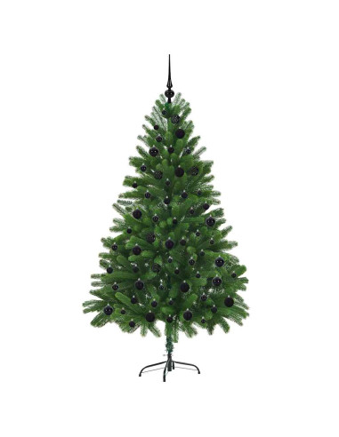 Albero di Natale con 300 LED con supporto Verde 180 cm PE