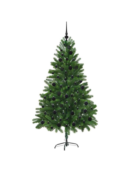 Albero di Natale con 300 LED con supporto Verde 180 cm PE