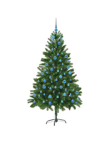 Albero di Natale con 300 LED con supporto Verde 180 cm PE