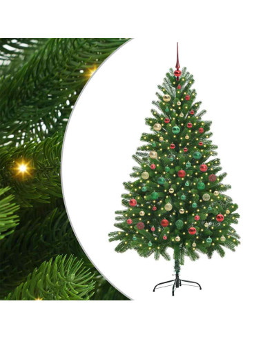 Albero di Natale con 300 LED con supporto Verde 180 cm PE
