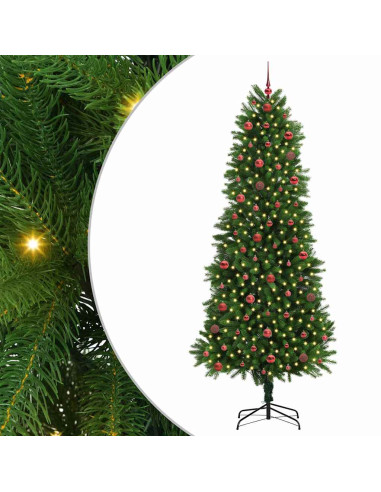 Albero di Natale con 300 LED con supporto Verde 240 cm PE