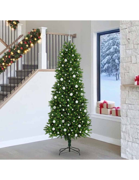 Albero di Natale con 300 LED con supporto Verde 240 cm PE