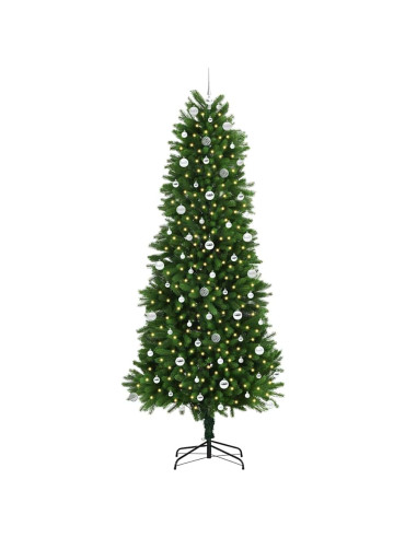 Albero di Natale con 300 LED con supporto Verde 240 cm PE