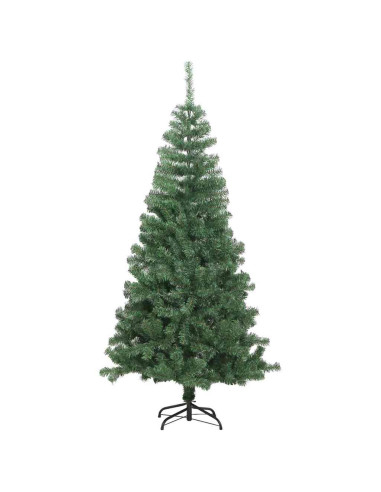 Albero di Natale con 300 LED con supporto Verde 240 cm PVC