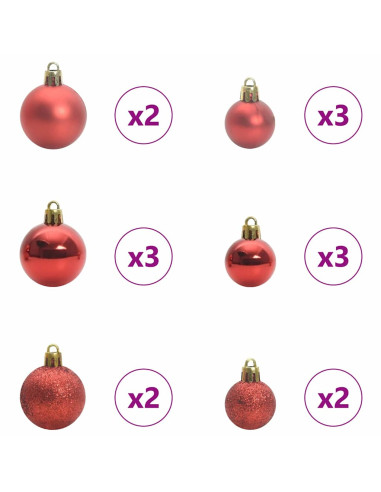 Albero di Natale con 150 LED con supporto Argento 150 cm PET