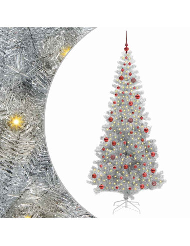 Albero di Natale Argento 210 cm PET