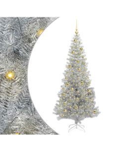 Albero di Natale Argento 210 cm PET 2