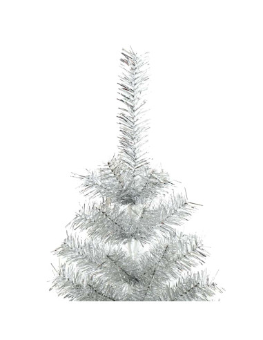 Albero di Natale con 300 LED con supporto Argento 240 cm PET
