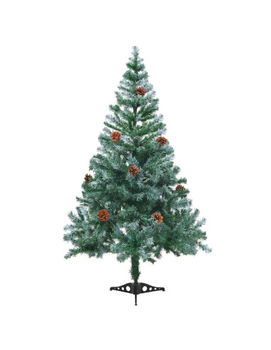 Albero di Natale artificiale Verde 150 cm PVC e Acciaio