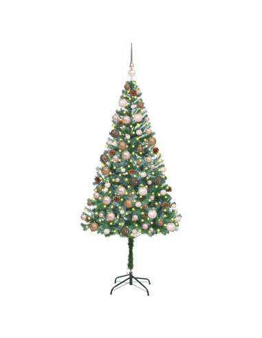Albero di Natale artificiale Verde 180 cm PVC e Acciaio