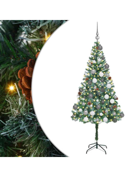 Albero di Natale Artificiale Verde 180cm PVC