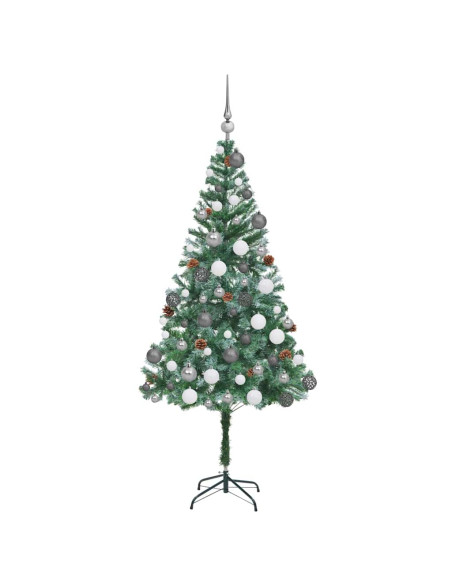 Albero di Natale Artificiale Verde 180cm PVC