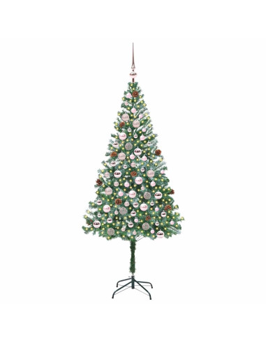 Albero di Natale artificiale Verde 180 cm PVC e Acciaio