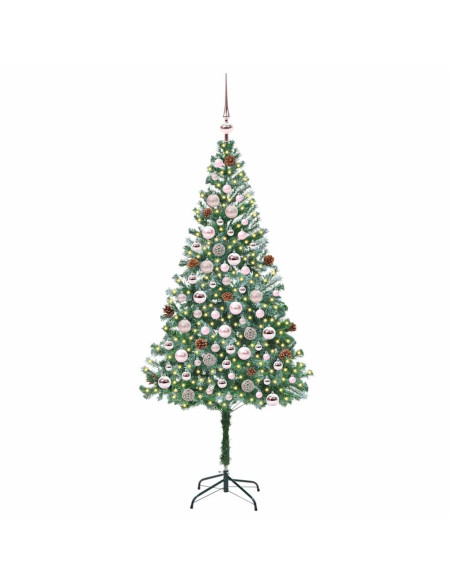 Albero di Natale artificiale Verde 180 cm PVC e Acciaio