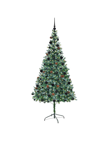 Albero di Natale artificiale Verde 210 cm PVC e Acciaio