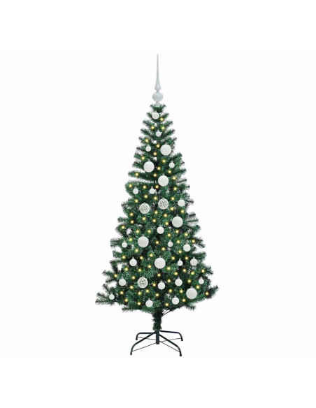 Albero di Natale artificiale con luci integrate Verde 120cm