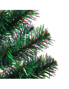 Albero di Natale artificiale con luci integrate Verde 120cm 2