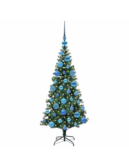 Albero di Natale artificiale con luci integrate Verde 120cm