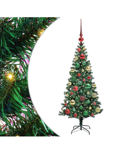 Albero di Natale artificiale con luci integrate Verde 120cm