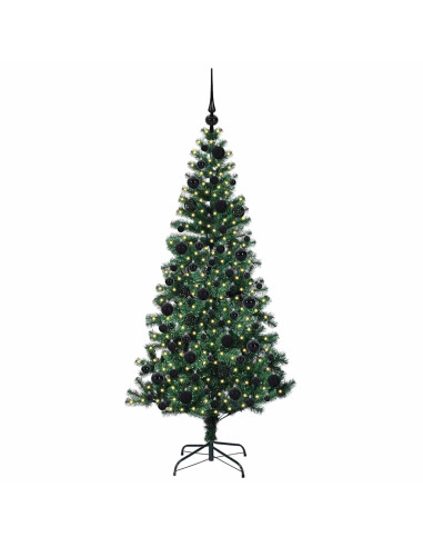 Albero di Natale artificiale con luci integrate Verde 180 cm