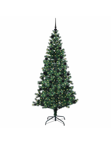 Albero di Natale artificiale con luci integrate Verde 210 cm