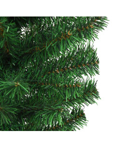 Albero di Natale artificiale preilluminato capovolto con set di palline 2