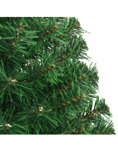 Albero di Natale artificiale con 150 LED Verde 120 cm 2