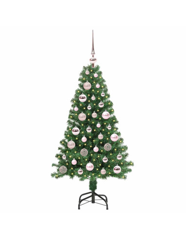 Albero di Natale artificiale con 150 LED Verde 120 cm