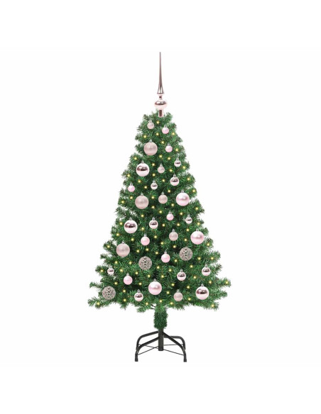 Albero di Natale artificiale con 150 LED Verde 120 cm