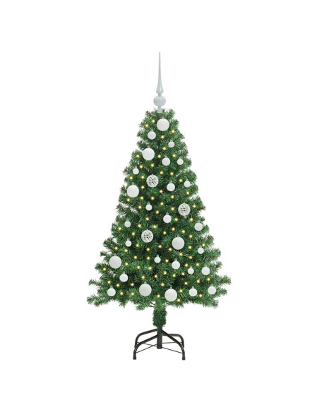 Albero di Natale artificiale con 150 LED Verde 120 cm