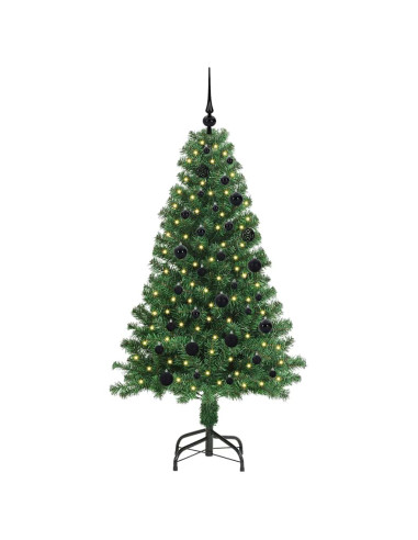 Albero di Natale artificiale con 150 LED Verde 150 cm